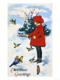 Christmas Greetings Giclee Print