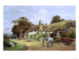 Loading Straw Giclee Print by Henry Sykes