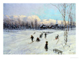 Winter Sports Giclee Print by Firthofj Smith-Hald