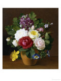 Still Life of Summer Flowers Reproduction procédé giclée par Otto Didrik Ottesen