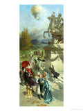The Spectacle reproduction procédé giclée par Emile Antoine Bayard