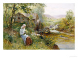 The Mill Stream Giclee Print by Ernest Walbourn