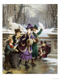 Roasted Chesnuts reproduction procédé giclée par Anton Ebert