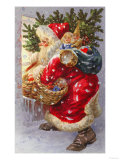 Here Comes Father Christmas Giclee Print