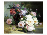 Still Life of Beautiful Flowers Giclee Print by Eugene Henri Cauchois