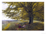 Haymaking in Gloucestershire, c.1864 Giclee Print by Frank Walton