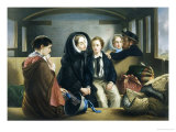 Travelling Second Class: The Parting Giclee Print by Abraham Solomon