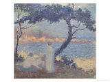 Bathers on the Seashore reproduction procédé giclée par Théo van Rysselberghe