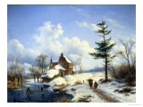 Clear Winter's Day reproduction procédé giclée par Cornelius Lieste