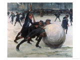 The Giant Snowball Giclee Print by Jean Mayne