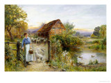 Bringing Home the Sheep Reproduction procédé giclée par Ernest Walbourn