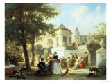 The Garden Party, c.1854 Giclee Print by Jan Ruyten