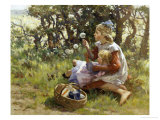 The Dandelion Clock Giclee Print by William Marshall Brown