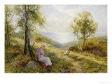 Springtime in Dorset Reproduction procédé giclée par Ernest Walbourn
