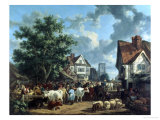 The Market Place, St. Albans Giclee Print by Henry Milbourne