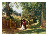The Lovers' Tryst Giclee Print by Richard Redgrave