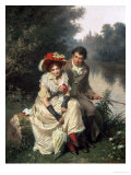 The Flirtatious Fisherman Giclee Print by Edwin Roberts