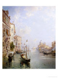 The Grand Canal, Venice Giclee Print by Franz Richard Unterberger