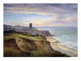 View of Cromer, Norfolk, from the East reproduction procédé giclée par John Moore