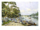 Edwardian Summer, Henley Regatta, c.1908 Giclee Print by John Sutton