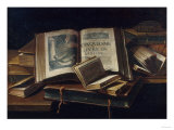 Books of Pleasure, 17th Century Giclee Print