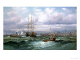 Shippping of the Coast at Brighton Giclee Print by Charles Thorneley