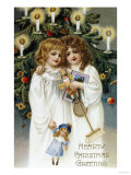 Hearty Christmas Greeting Giclee Print