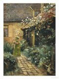 Picking Roses Giclee Print by George Smith
