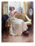 Lecture silencieuse reproduction procédé giclée par William Blacklock