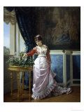 Watering Flowers Giclée-Druck von Auguste Toulmouche