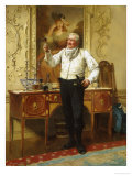 The Butler's Glass Giclee Print by Walter Sadler The Butler's Glass Giclee Print by Walter Sadler