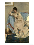 Young Woman Reading Giclee Print by Harper Pennington