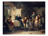 Christmas Recital Giclee Print by Friedrich Ortlieb