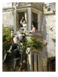 Attack and Defense Giclee Print by John Callcott Horsley