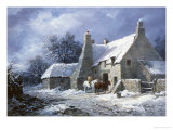 In the Deep Mid-Winter Giclee Print by Edmund T. Crawford