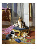 Mischief in the Air Giclee Print by Leon Charles Huber