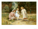 New Playmates Giclee Print by Ernest Walbourn