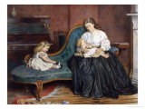 Quiet Afternoon Together Giclee Print by George Goodwin Kilburne