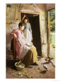 Shelling Peas Giclee Print by Carlton Alfred Smith