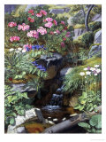 Alpine Flowers by a Stream Giclée-Druck von Otto Didrik Ottesen