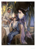 Palm Court Giclee Print by Henri Gerbault