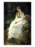 Reflection, c.1872 Giclée-Druck von Eugene Verdyen