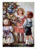 Decorating the Tree Giclee Print