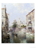 Rio San Bernardo, Venise (Mini) reproduction procédé giclée par Franz Richard Unterberger