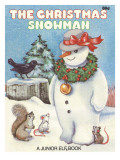 The Christmas Snowman Photographic Print