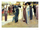 The Garden Party reproduction procédé giclée par Ludwik Strimpl