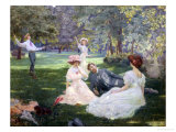 In the Park Giclee Print by Leon Victor Minot