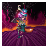 Little Miss Muffet Photographic Print