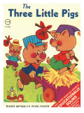The Three Little Pigs Photographic Print