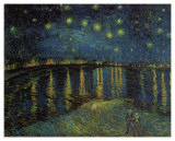 Nuit étoilée, Arles, 1888 Affiches par Vincent van Gogh